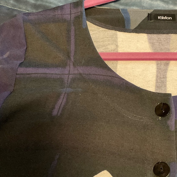 Swedish Designer Ralston long sleeve button down Swing Dress. - Picture 2 of 9